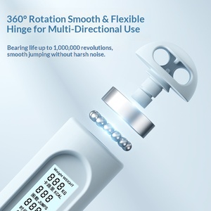 <span class=keywords><strong>Corde</strong></span> à <span class=keywords><strong>sauter</strong></span> en PVC transfrontalière intelligente sans fil avec compteur, <span class=keywords><strong>corde</strong></span> lestée, accessoires sportifs, grande boule, vente en gros - Product Image 4