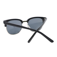 Lunettes de soleil polarisées œil de chat en acétate, style Clubmaster, faites à la main, monture métallique, collection 2026 – Meilleures ventes
