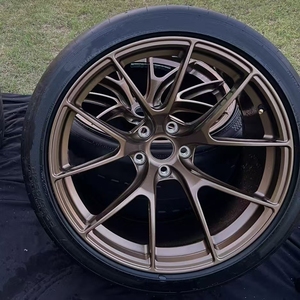 Jantes de voiture forgées concaves à protection à vie, finition bronze usinée, à rayons en Y, compatibles avec les voitures particulières <span class=keywords><strong>BMW</strong></span>, Benz, Audi, Tesla, Porsche - Product Image 2