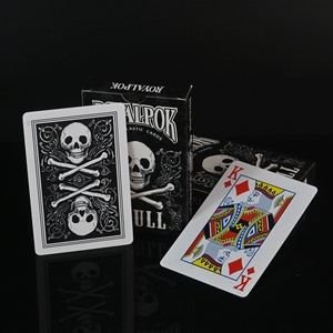 <span class=keywords><strong>Carte</strong></span> da Gioco in PVC ROYALPOK con Disegni <span class=keywords><strong>di</strong></span> Teschi e Castelli, Stampa ad Alta Definizione, Disponibili per Spedizione Internazionale - Product Image 6
