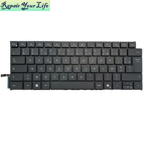 Clavier d'ordinateur portable rétro-éclairé Version AI française FR pour Dell Inspiron 7640 7645 5440 7445 Inspirin 14 <span class=keywords><strong>Plus</strong></span> 7440 Latitude 7455 tout neuf - Product Image 1