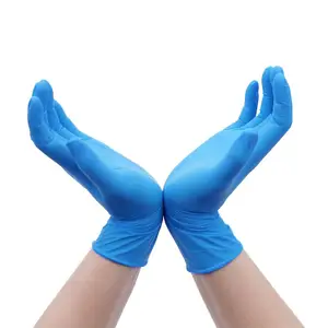 批发一次性牙科安全检查橡胶丁腈手套外科医用丁腈手套洁净室手套