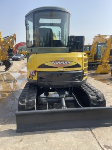 Pelle d'occasion Yanmar ViO55 Mini pelle hydraulique sur chenilles Matériel de construction en bon état pour une vente bon marché - Product Image 3