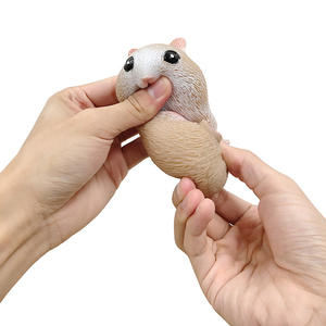 Jouets de modèle Hamster Vent Ball, jouets amusants et déstressants, jouets à presser doux, jouets à dézipper, souris mignonne, jouets de décompression - Product Image 5