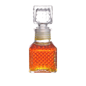 50 100mL Spirits Wine Vodka Whisky Cóctel Licor Jarra Patrón cuadrado Botella de <span class=keywords><strong>tequila</strong></span> de vidrio con cubierta de vidrio - Product Image 3