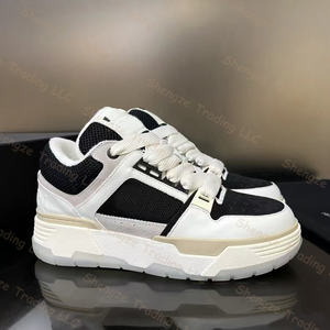 Luxury Designer Walking <b>Shoes</b> High Quality New Black <b>White</b> <b>Men</b> Fashion Faux Suede Oxford Rubber Customizable Light Weight Amiry - Product Image 5