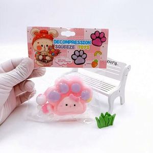 Juguetes Blandos de Gato Kawaii al por Mayor, Juguetes Blandos de Gel Mochi de Sílice de Ascenso Lento para Niños, Juguetes Blandos de Pata de Gato Grande Taba - Product Image 5