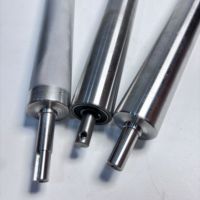 Nouveaux rouleaux de guidage en acier inoxydable galvanisé avec roues dentées en caoutchouc/acier pour lignes de production, personnalisables