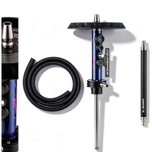Kit de Hookah Moderno, Juego de Pipa de Aluminio para Tabaco con Manguera, Recipiente y Accesorios para Salón y Uso Social - Product Image 1