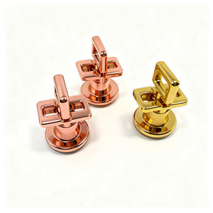 Changqin DL6758 Style commun partie métallique accessoire <span class=keywords><strong>de</strong></span> mode délicat Nickel <span class=keywords><strong>Euro</strong></span> Style sac à main et sac à main tourner serrure - Product Image 4