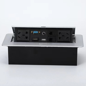 Bán chạy nhất đa chức năng bảng hội nghị lật Hộp ổ cắm điện và cửa sổ bật lên thiết lập ổ cắm máy tính để bàn - Product Image 2