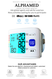 Monitor da Polso Urion U60K Bp, Dispositivo di Misurazione della <span class=keywords><strong>Pressione</strong></span> Sanguigna - Product Image 4
