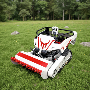 重型遥控割草机 遥控割灌机 汽油混合动力履带式割草机 适用于崎岖地形 - Product Image 1