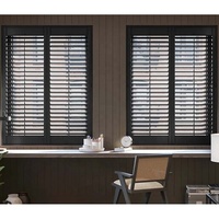 Volet de fenêtre en aluminium à triple vitrage motorisé électrique externe sans perçage, sécurité, hôtel, solaire avec store