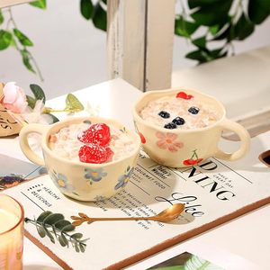 Tazza da Caffè in Ceramica con Motivi Floreali, Tazza da Tè per Donne, Idea Regalo per la Festa della Mamma, Natale, per Latte, Tè, Latte Macchiato, Cioccolata Calda - Product Image 4
