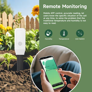 Capteur de température et d'humidité du sol intelligent Zigbee WiFi, contrôle par application, surveillance par téléphone portable, humidité, plantation de fleurs, pot de légumes - Product Image 6
