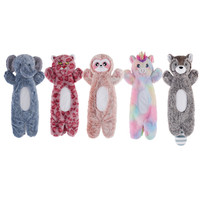 Jouets à mâcher pour chiens personnalisés OEM écologiques sans rembourrage, en peluche, qui couinent, sans rembourrage, froissés, vente en gros