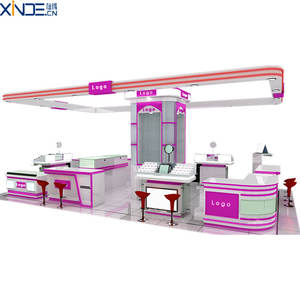 XINDE Groothandel Lichtgewicht Stalen Displayrekken voor Cosmetica Winkelschappen voor Cosmetica Winkelpresentatie - Product Image 4