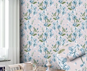 <span class=keywords><strong>Papier</strong></span> peint autocollant en PVC à prix d'usine UDK, motif floral/damassé, imperméable, décoration de salon, <span class=keywords><strong>papier</strong></span> peint amovible - Product Image 4