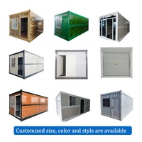Maisons conteneurs pliantes chinoises à dépliage rapide, préfabriquées en kit, 20 pieds, 40 pieds, portables, modulaires, mini-maisons, maisons, camps