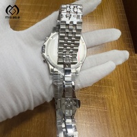 OEM Multifunktionale Blaue High-End Luxus Saphirglas Chronograph Mechanische Automatikuhr für Herren