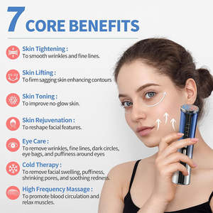 Оптовая продажа: Аппарат для микротоковой терапии лица 6-в-1 с длительным сроком службы батареи для подтяжки кожи, устранения морщин и лифтинга - Product Image 3