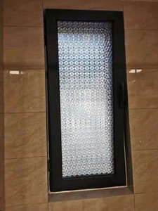 Adesivo in Vetro Rettangolare con Motivo Begonia in Rilievo, Atmosfera <span class=keywords><strong>Vintage</strong></span>, Pellicola Oscurante per Finestre del Bagno, Prodotto in Cina - Product Image 1