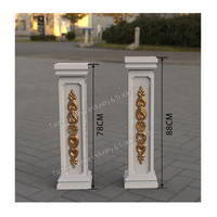 Moules à clôture en béton en stock, réutilisables, pour balustrades, poteaux, balustres, bollards et colonnes d'isolation en plastique