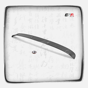 Aileron de toit arrière en carbone de type AM haute résistance pour Hyundai CN7 Facelift, installation adhésive directe - Product Image 1