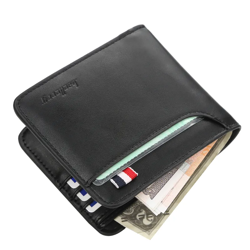 Baellerry New Style PU Leather Short Section Large Capacity Wallet For Men,Male Coin Purse Card Holder