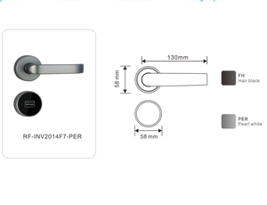 INV Smart System <strong>Small</strong> RFID Card Digital Room Luxury 304 Stainless Steel <strong>Door</strong> Locks and <strong>Handles</strong> - Product Image 5
