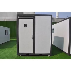 Toilettes portables de luxe préfabriquées pour la location, directement de l'usine, idéales pour les événements et les chantiers. - Product Image 2