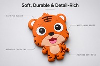 Aimants de réfrigérateur personnalisés en PVC souple, animaux 3D, autocollants en caoutchouc de dessin animé, souvenir touristique, cadeau pour la décoration de la maison et de la cuisine