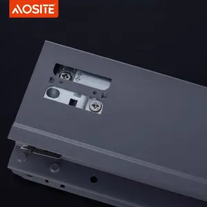 Sistema di cassettiere in metallo da 45kg con chiusura morbida scatola porta attrezzi da cucina diapositive