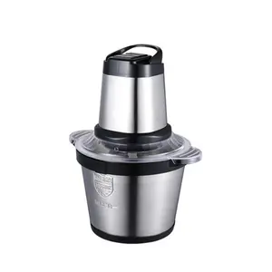 Kitchen appliances Glass or Stainless steel bowl industrial meat mincer grinder machine