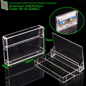 Kotak Penyimpanan Plastik Multiguna Kustom Pabrik untuk Kaset Audio <span class=keywords><strong>VHS</strong></span> CD DVD PS2 PS3 PS5 Tempat Penyimpanan Disk Game Kotak Transparan Dapat Didaur Ulang - Product Image 3