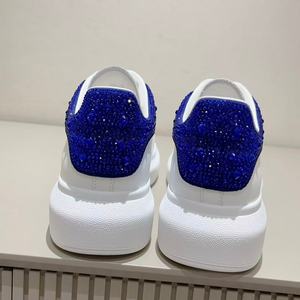 Zapatillas de lujo con decoración de diamantes de marca, diseño original, con cordones, que aumentan la altura, informales, para caminar y correr. - Product Image 4