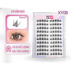 Pestañas Individuales de Seda PBT Coreanas de Fábrica NQ, Hechas a Mano con Pelo Sintético Vegano, Libres de Crueldad Animal, Color Negro Natural, Mega Volumen Largo de 7 mm - Product Image 3