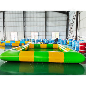 Piscina Inflable de PVC Comercial con Tobogán para Uso en Interiores y Exteriores, Color Verde, Venta al por Mayor - Product Image 5