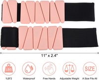 Kit de Yoga y Pilates para Gimnasio, Pesas de Silicona para Tobillos, Pesas Ajustables para Muñecas y Tobillos en Forma de Triángulo para Mujer