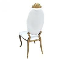 Silla de acero inoxidable al por mayor para salón de bodas, fabricante OEM