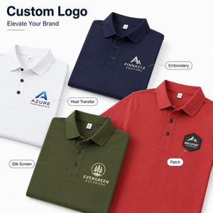 เสื้อโปโลผู้ชายแบบมีโลโก้สั่งทำ น้ำหนัก 220 กรัม ผ้าไนลอนผสมสแปนเด็กซ์ ยืดได้ 4 ทิศทาง ระบายอากาศได้ดี เหมาะสำหรับใส่ทำงานหรือลำลอง ขายส่ง ไซส์ S-4XL สีแดงเข้ม - Product Image 2