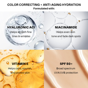 <span class=keywords><strong>Crème</strong></span> <span class=keywords><strong>CC</strong></span> Écran Solaire SPF 50+ Effet Matifiant, Anti-Imperfections, Blanchissante et Éclaircissante, Longue Tenue, Imperméable, Contrôle du Sébum, Marque Privée - Product Image 4