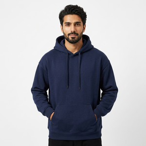 Custom <b>Plain</b> Eco-Friendly Winter Men's Regular Fit Pullover <b>Hoodies</b> Unisex Sweatshirts 180g for Heat-Transfer Printing - Product Image 1