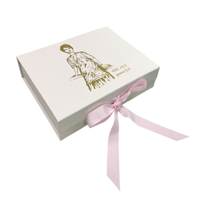 Caja de regalo plegable magnética de encargo de la ropa de la cartulina del papel blanco grande de lujo que empaqueta con la <span class=keywords><strong>cin</strong></span> - Product Image 3