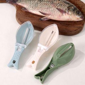 Écailleur de poisson manuel en acier inoxydable pour cuisine, grattoir à écailles de poisson - Product Image 6