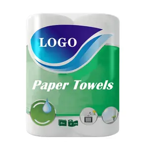 Compostable Kitchen Paper Towels Customize 2ply Kitchen Rolls