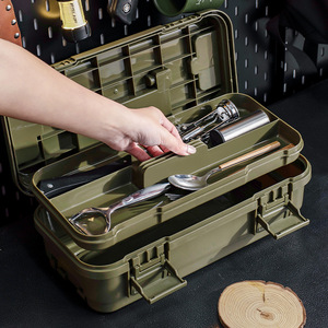 Boîte de rangement d'outils plateau amovible et suffisamment d'espace de rangement pour organiser - Product Image 3