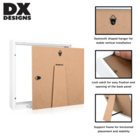 Cadre en Bois MDF Personnalisé en Gros 8x8 8x10 10x10 12x12 Pouces A4 A3 - Boîte à Ombre pour Affichage Mural & Fleurs Séchées