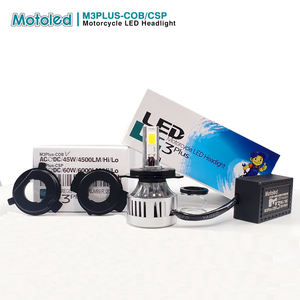 Faro LED superbrillante <span class=keywords><strong>M3PLUS</strong></span> para motocicleta, 40/60W, 4500/6000LM, H4 - Product Image 2